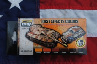 A.MIG-7106 RUST EFFECTS COLORS